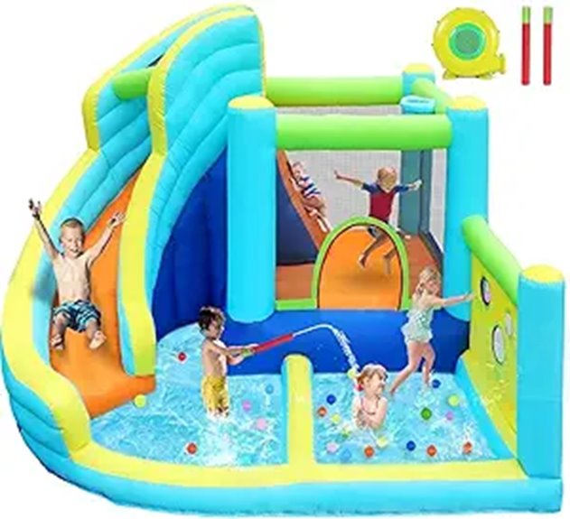 inflatable water slide