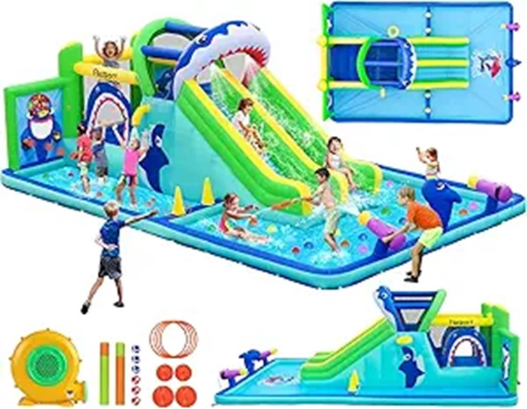inflatable water slide