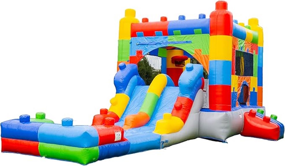 inflatable water slide combo