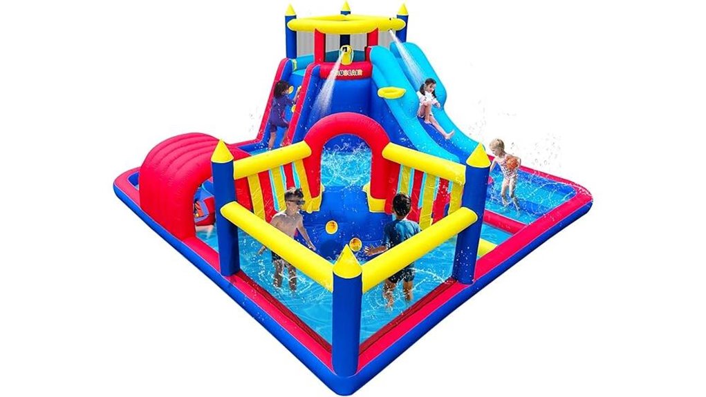 inflatable water slide park