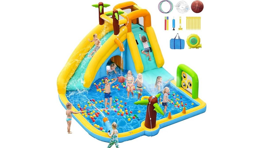 inflatable water slide