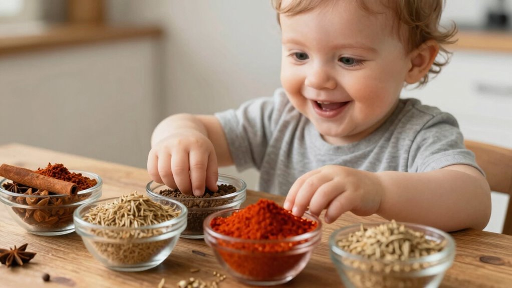introduce spices gradually cautiously