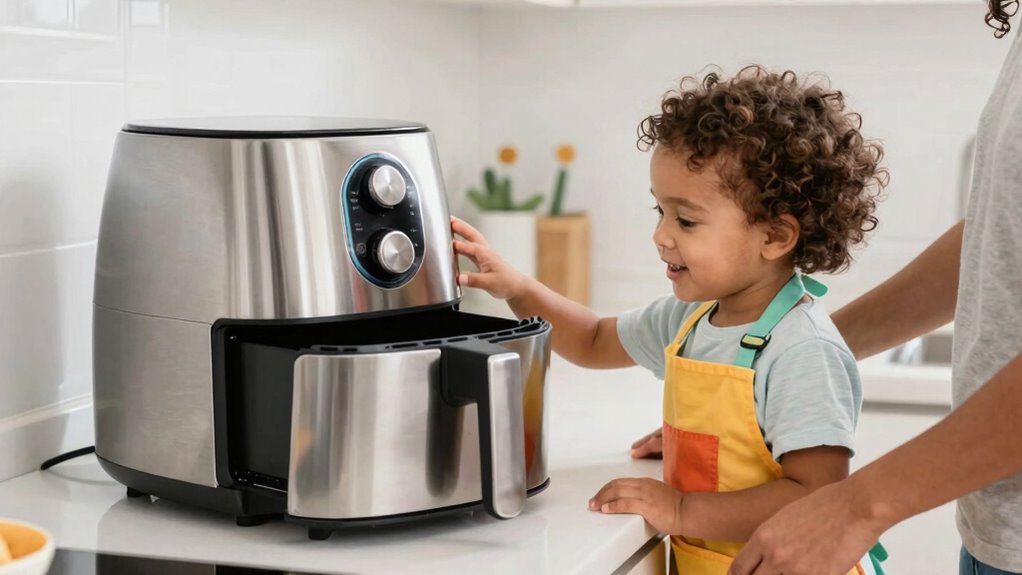 keep toddlers away from hot appliances