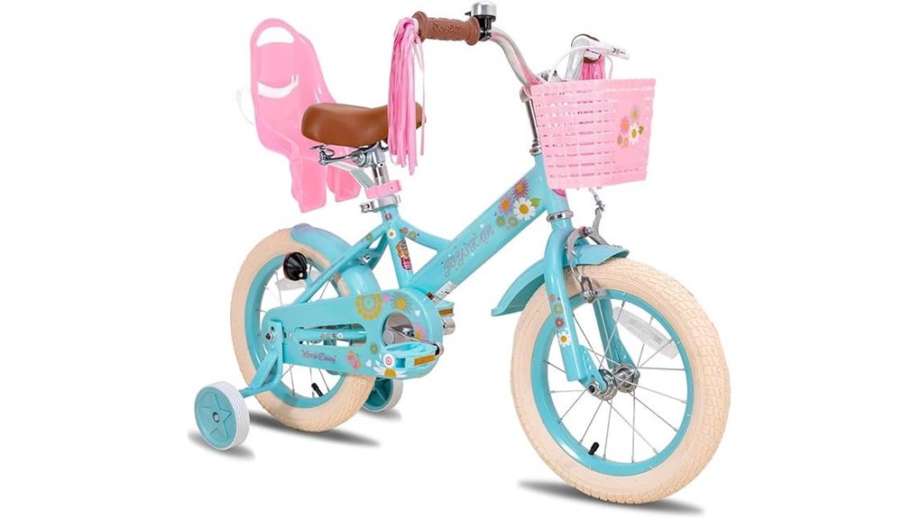 kids bike with accessories