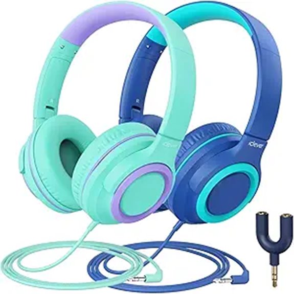 kids headphones with splitter