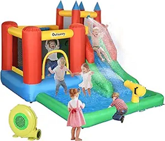 kids inflatable water slide