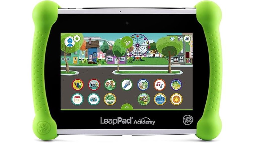 kids learning tablet green