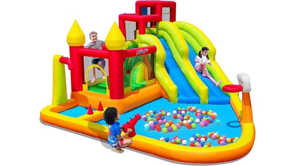 kids outdoor inflatable slide