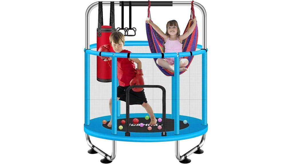 kids trampoline with toys