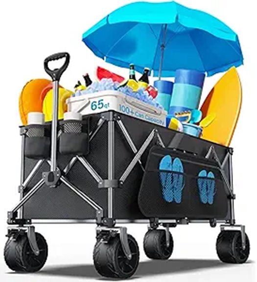 large capacity foldable wagon