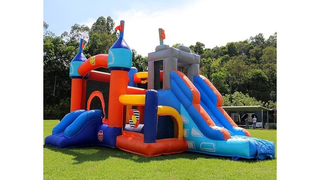 large inflatable bounce house