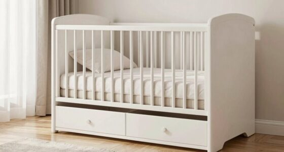 luxury cribs with storage