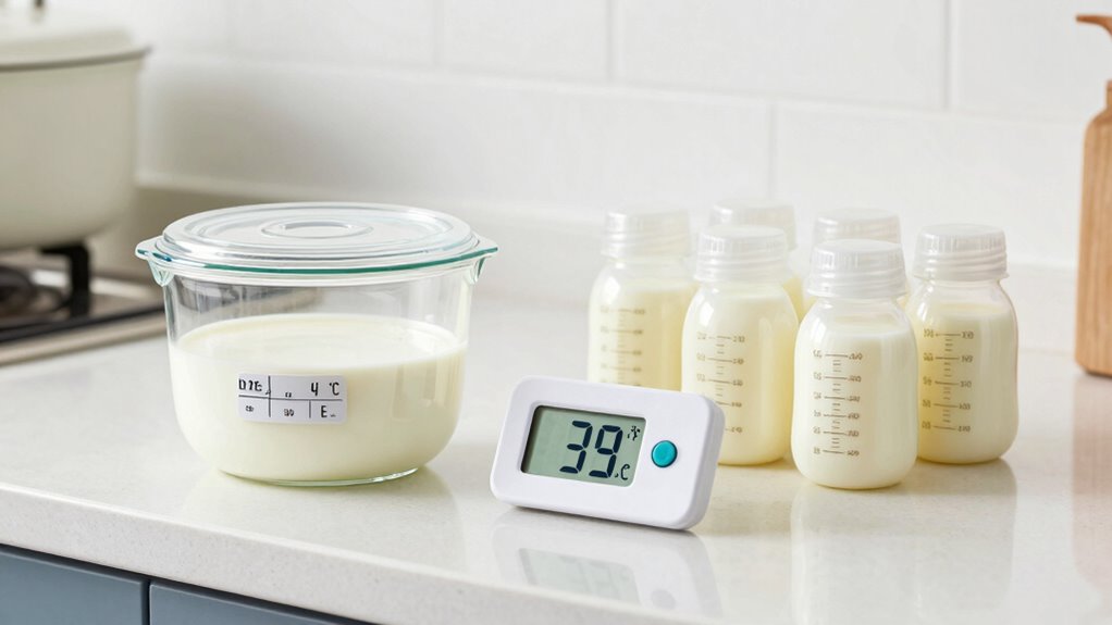 maintain cold milk storage