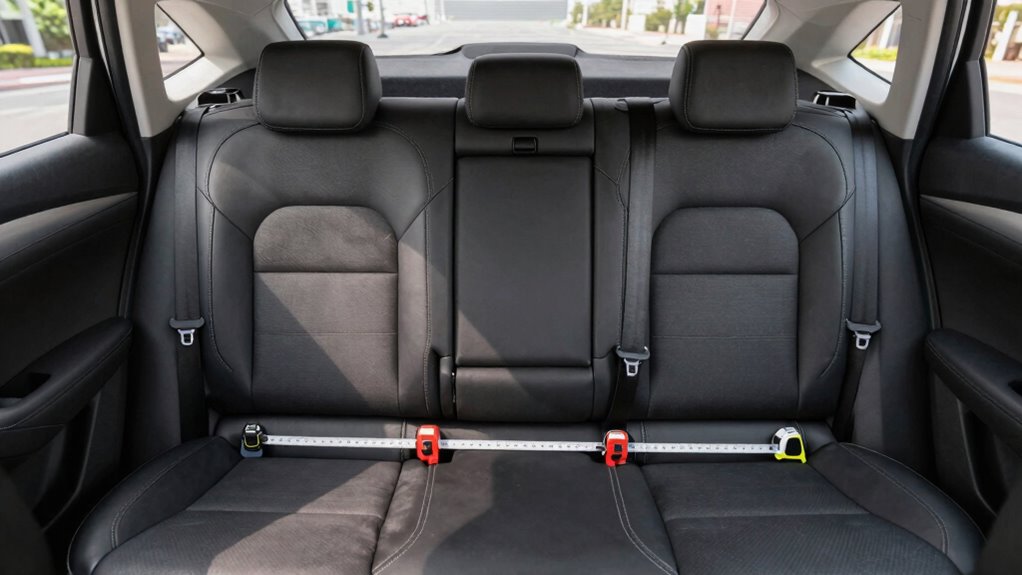 measure seat and belt