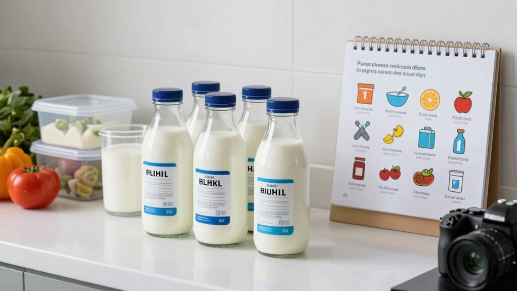 milk storage duration and safety