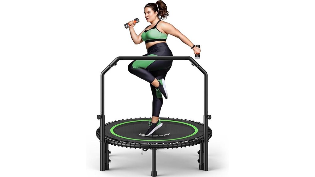 mini rebounder with handle