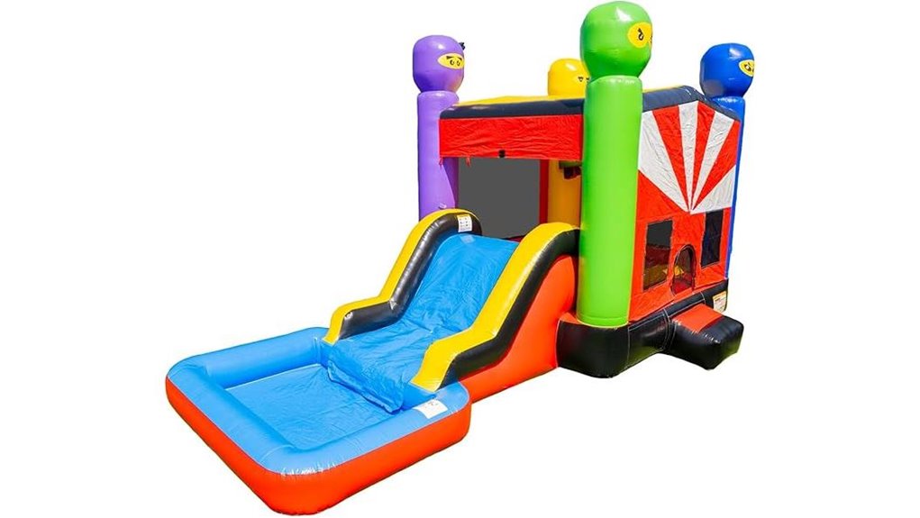ninja warrior bounce slide