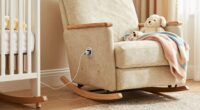 nursery gliders with usb