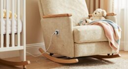 nursery gliders with usb