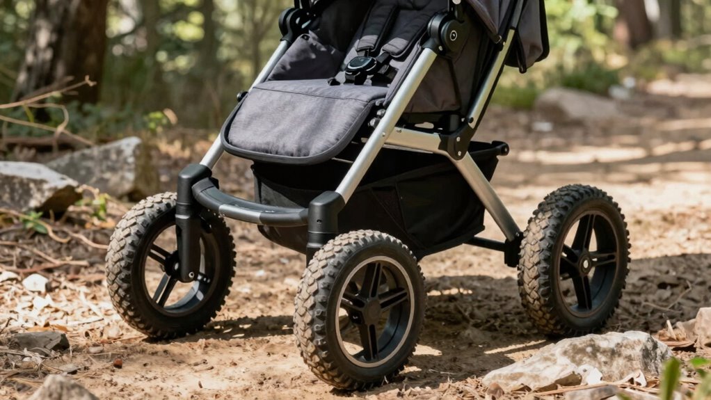 off road stroller features