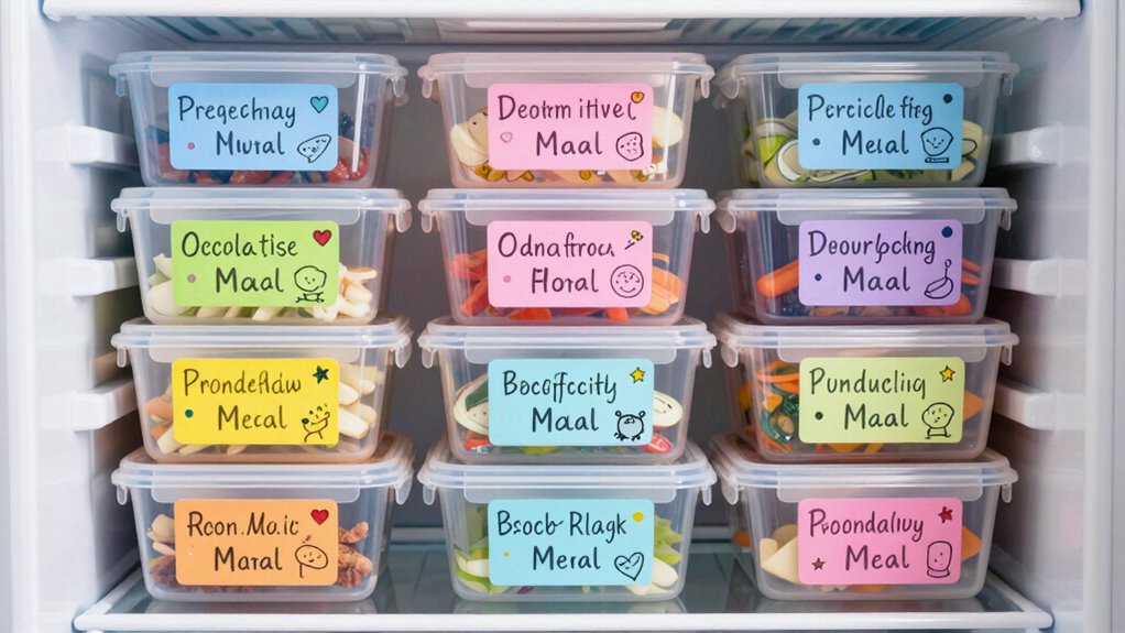 personalized colorful labeling ideas