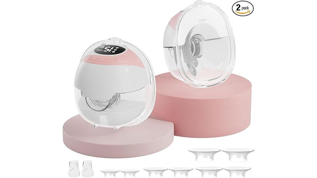 pink double electric pump