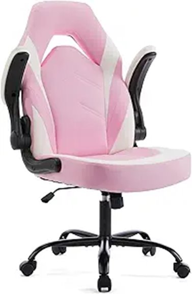 pink gaming desk chair