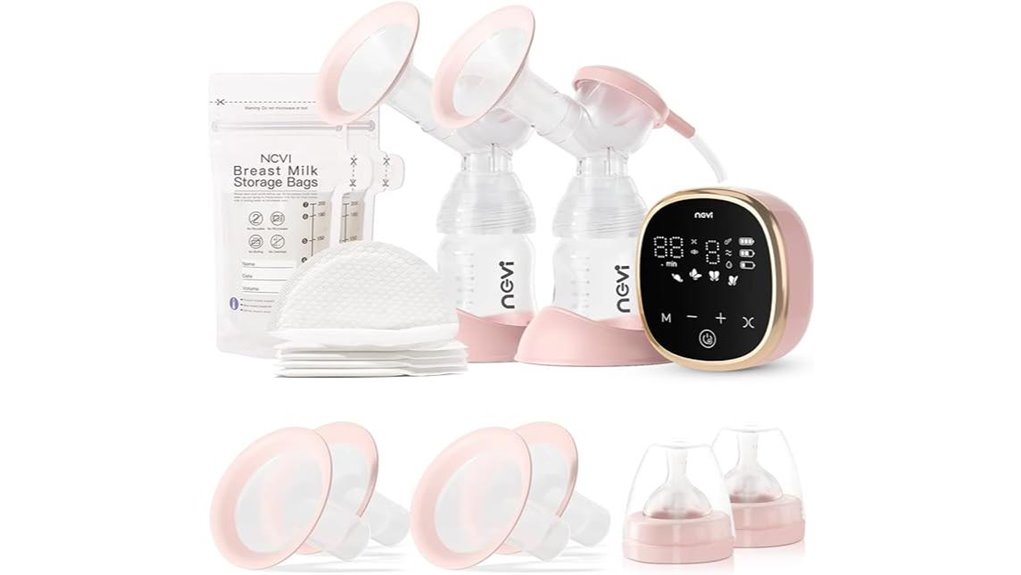 portable double breast pump