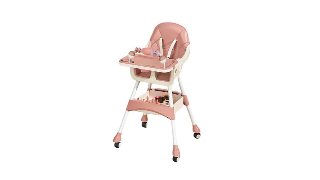 portable high chair with toys