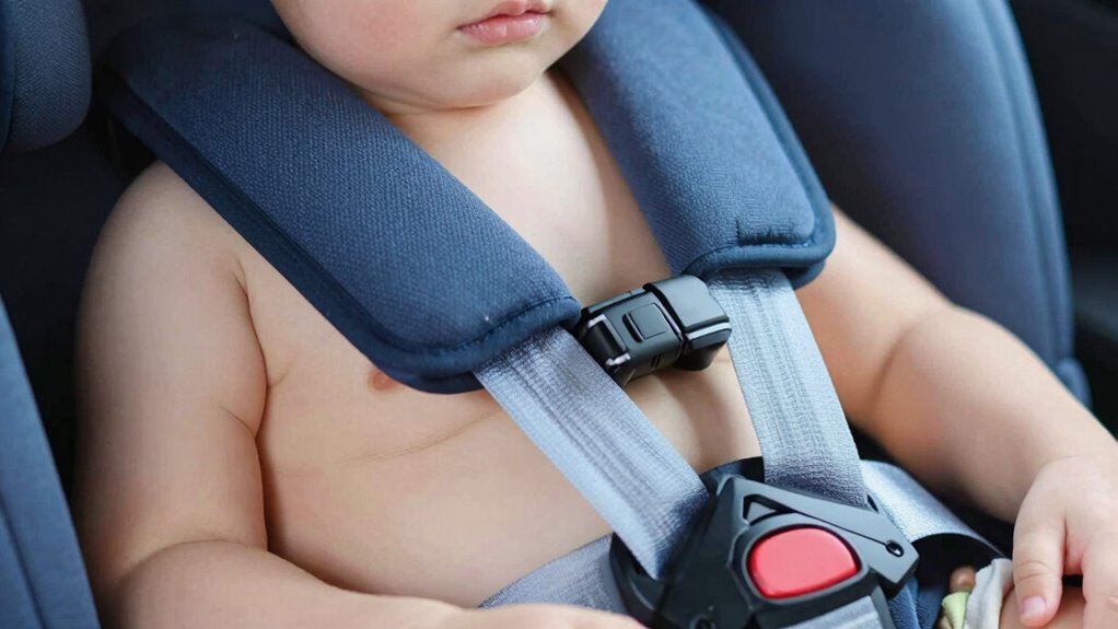 proper harness placement ensures safety