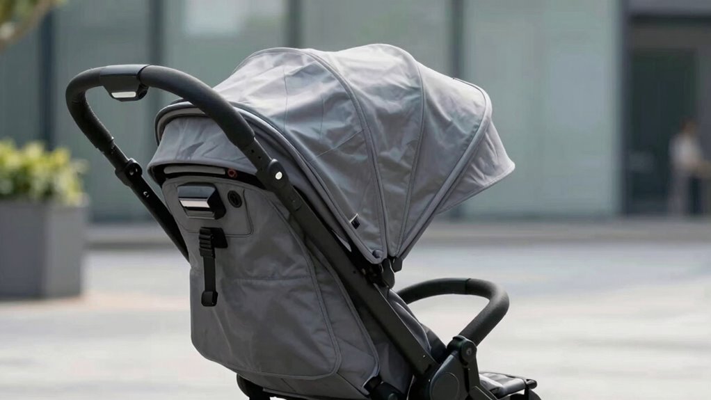 proper stroller folding technique