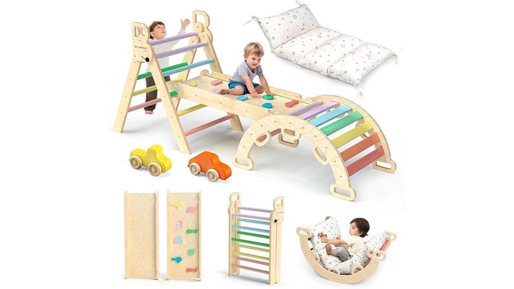 rainbow bluewood play set