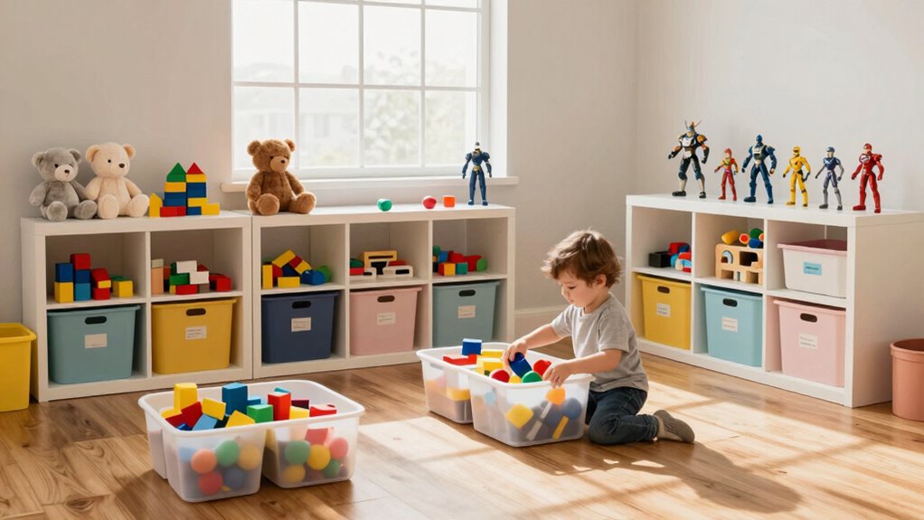 regular toy organization routines