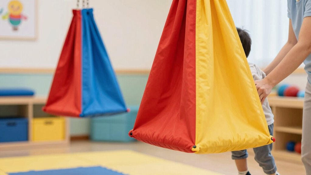 safe sensory swing use