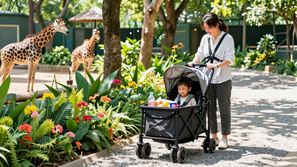 safe zoo stroller navigation