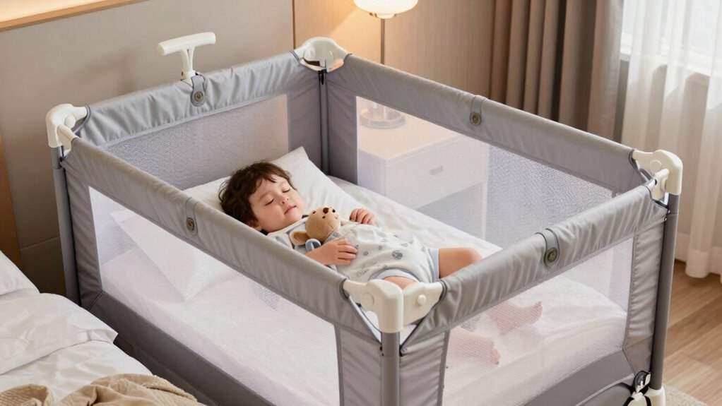 secure breathable sleep environment