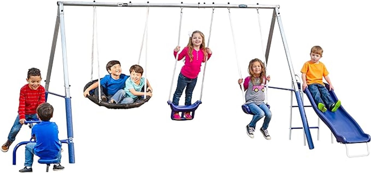 seven user outdoor playground