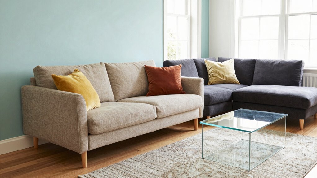 small space sofa arrangements