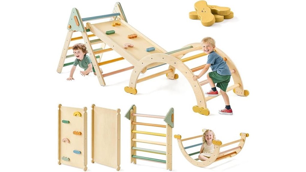 small toddler climbing set