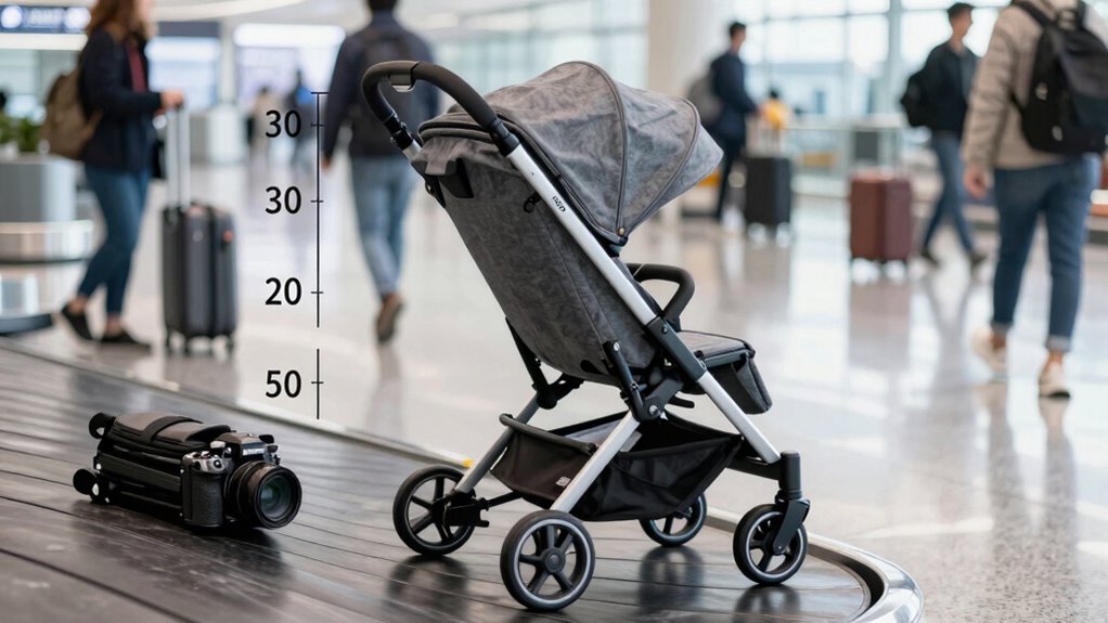stroller size and weight limits