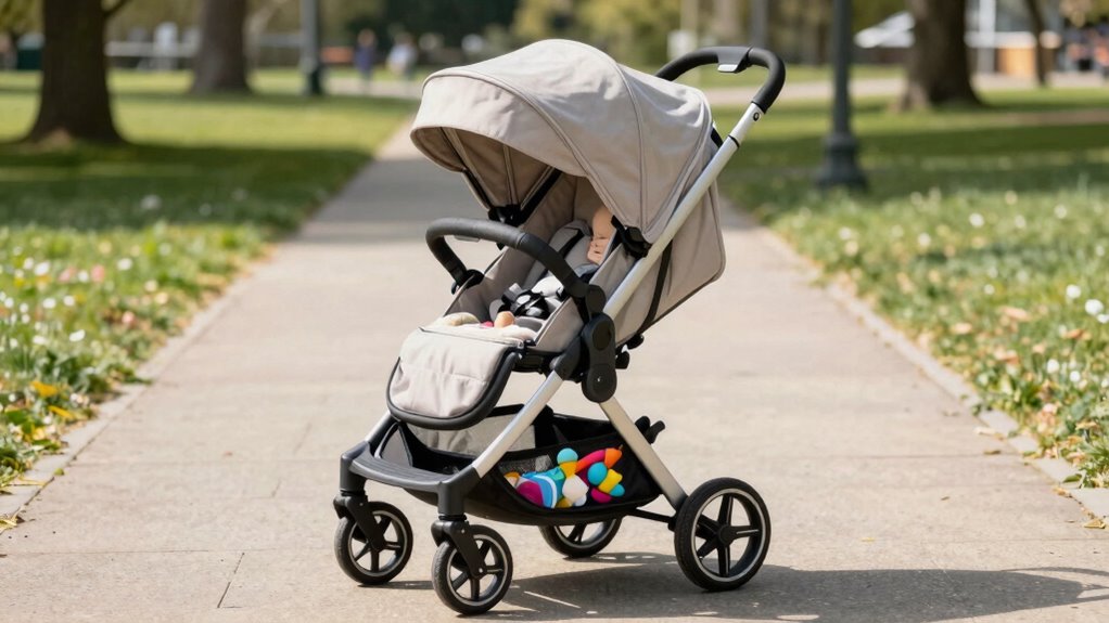 strollers with large storage