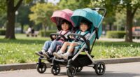 tall kids double strollers