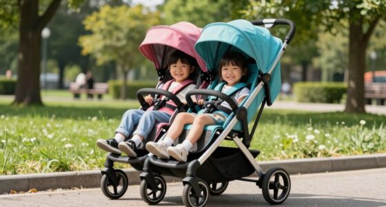 tall kids double strollers