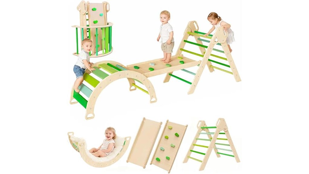 toddler climbing playset