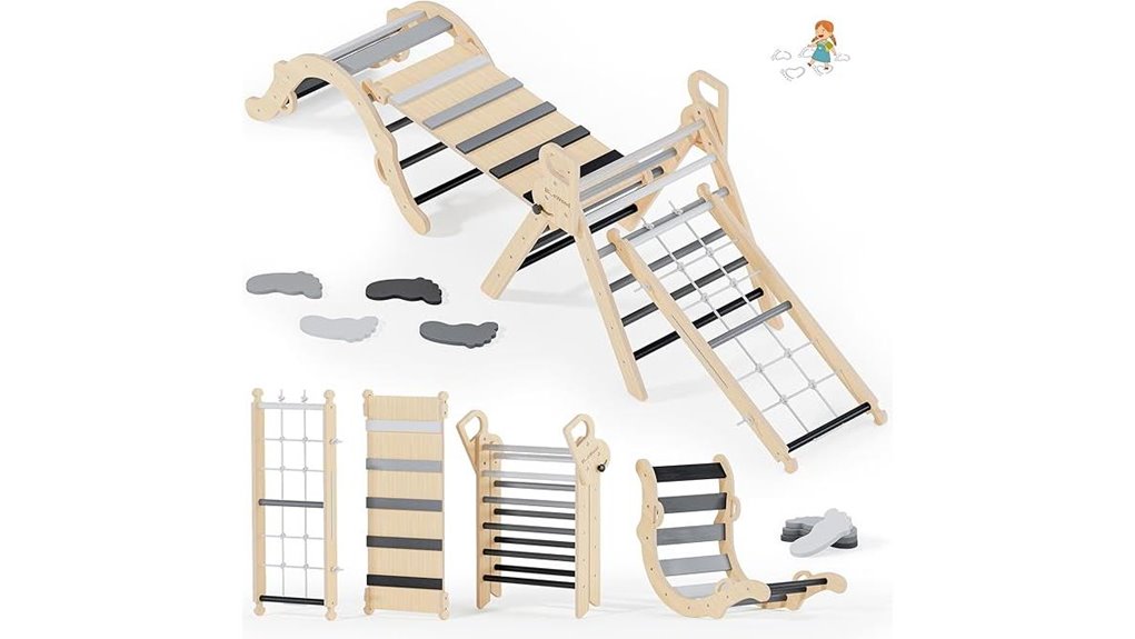 toddler climbing triangle set