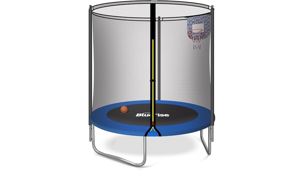 toddler trampoline with enclosure