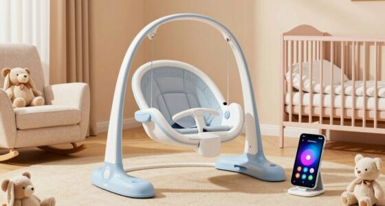 top app controlled baby swings