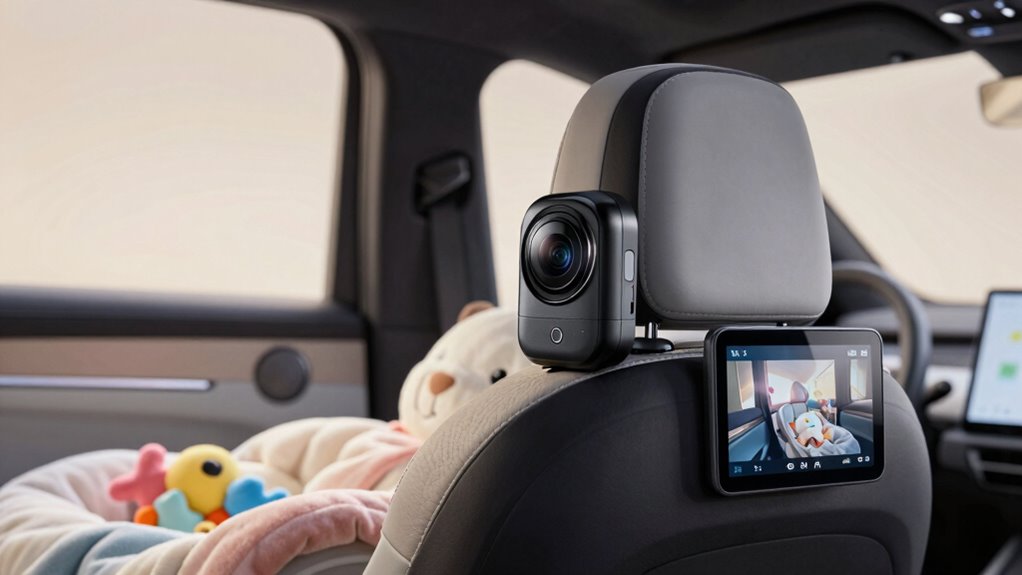 top car baby monitor cameras