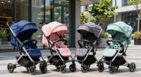 top doorway friendly side strollers