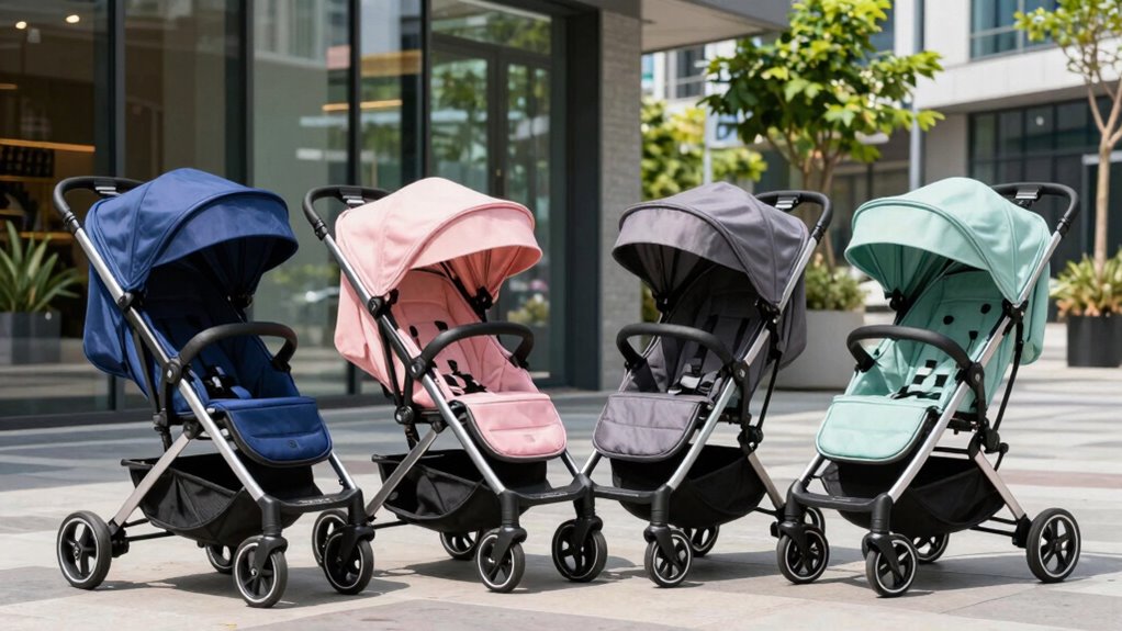top doorway friendly side strollers